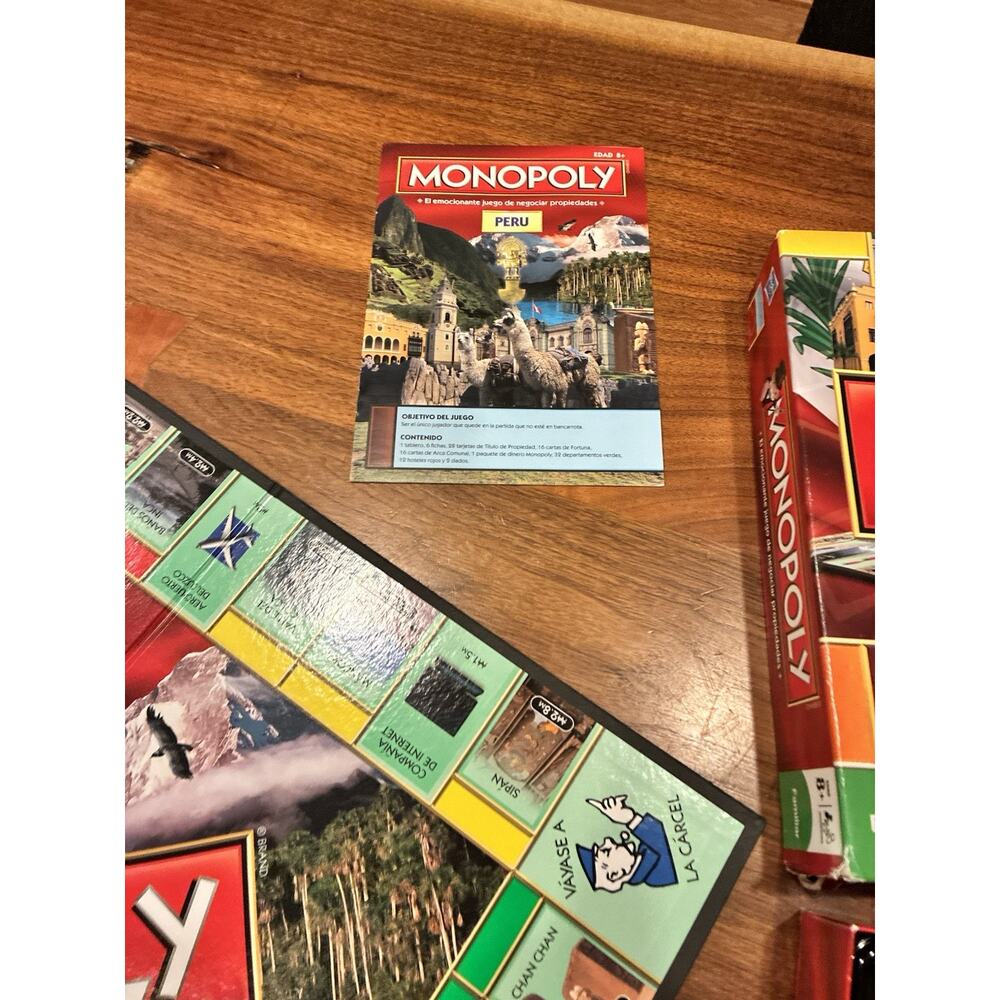 Monopoly PERU edition Spanish‎ RARE board Game - Picture 3 of 8